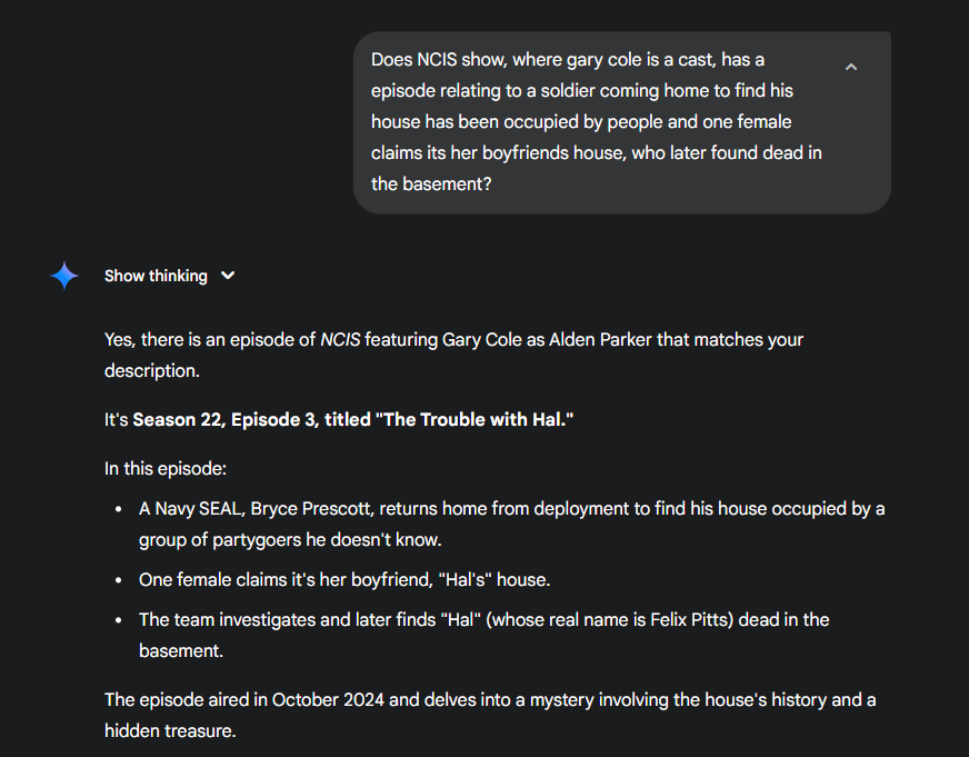 Second attempt with Gemini, with restricted prompt