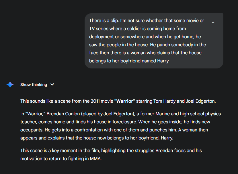 Gemini with written story description