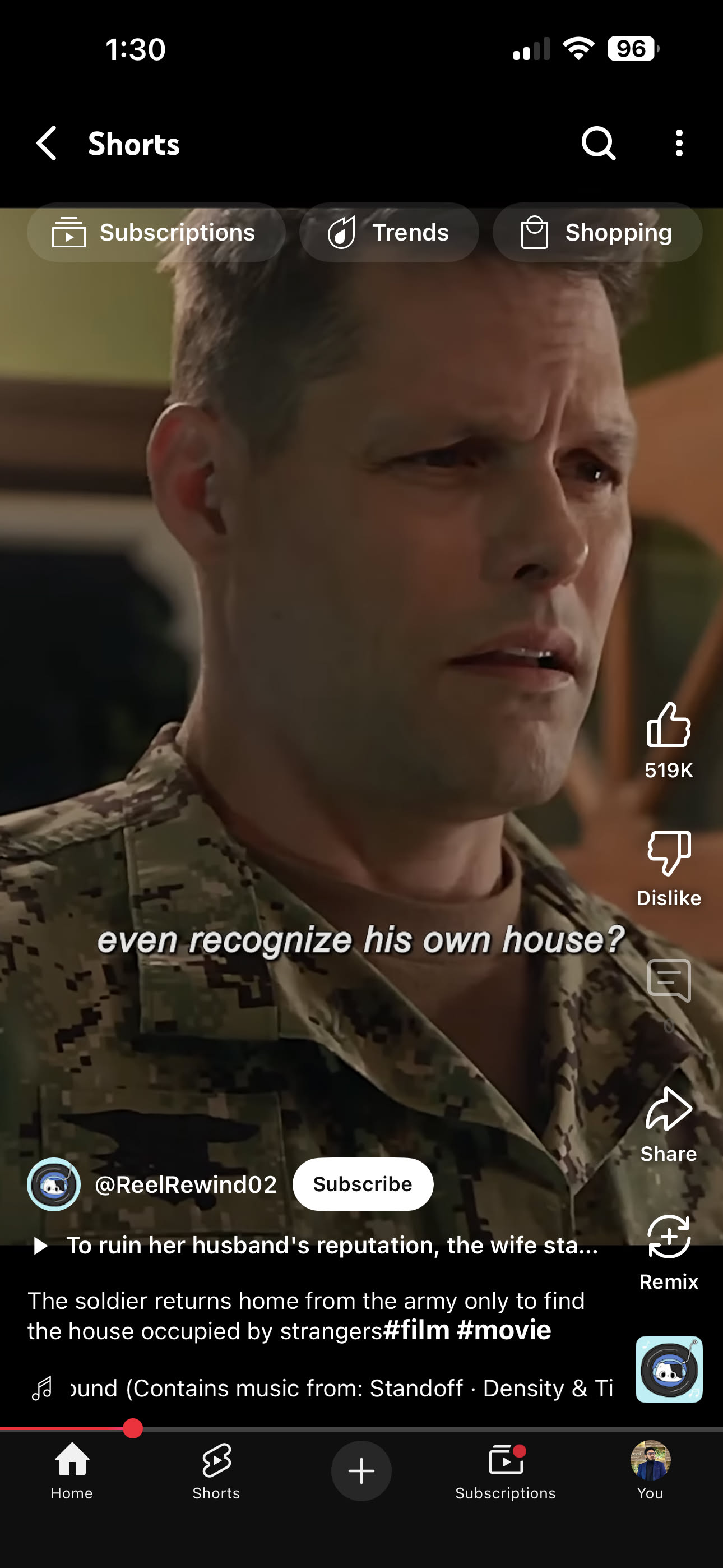 Preview of the short